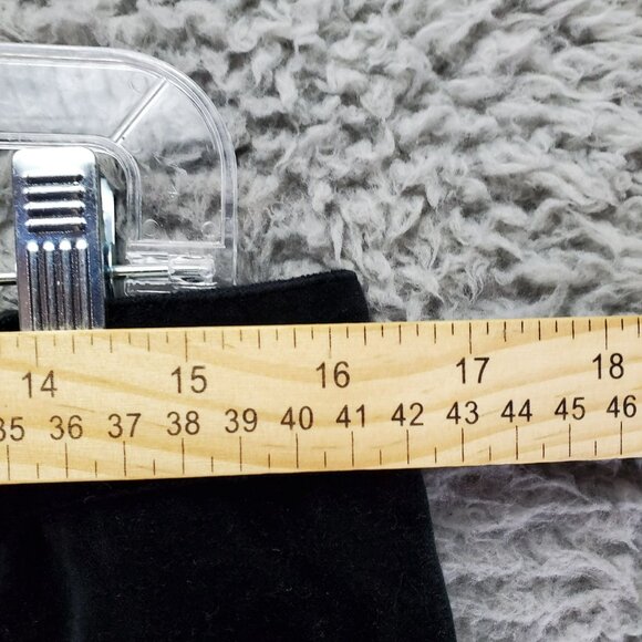 Nygard Jeans Womens 12 Black Stretch Corduroy Straight Leg - Picture 4 of 9